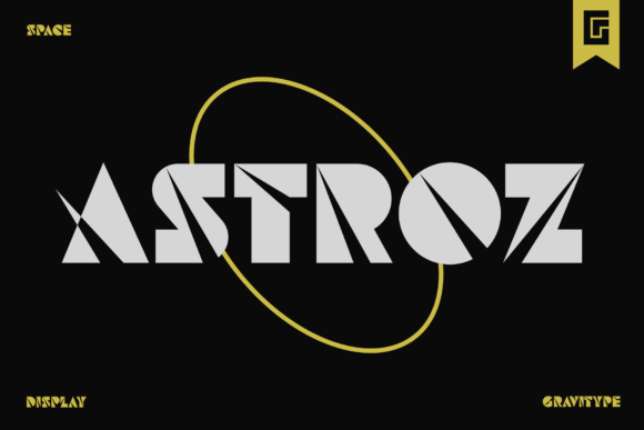 Astroz: A Display Font That Elevates Sci-Fi-Inspired Brand Campaigns