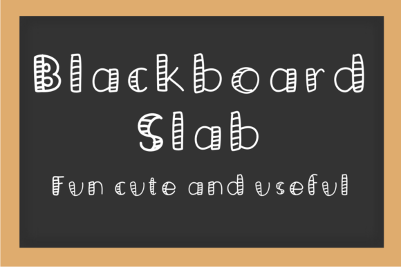 Blackboard Slab: A Playful Display Font That Elevates Small Business Branding
