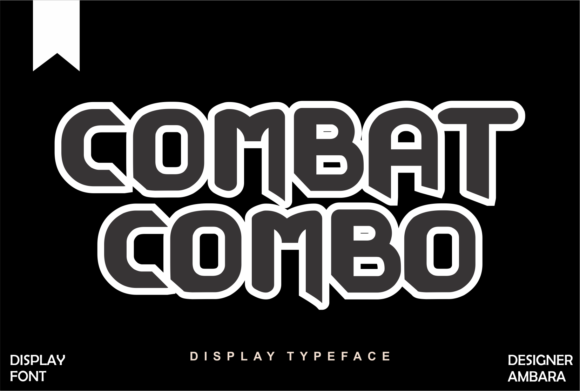 Combat Combo: A Bold Display Font for Confident Brand Design