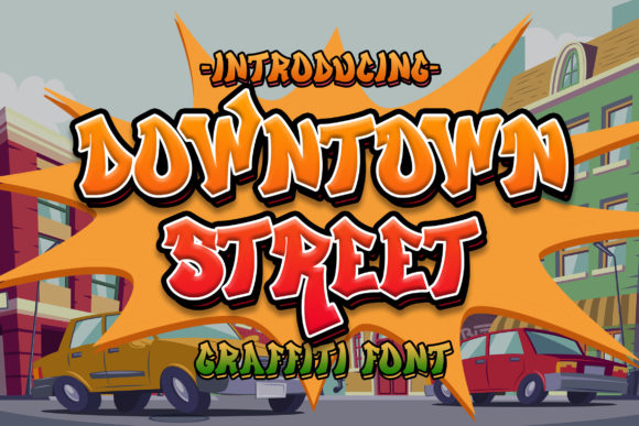 Downtown Street: A Bold Display Font for Web Designers and Digital Creators