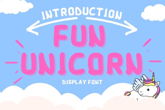 Fun Unicorn: A Playful Display Font for Editorial and Digital Designs