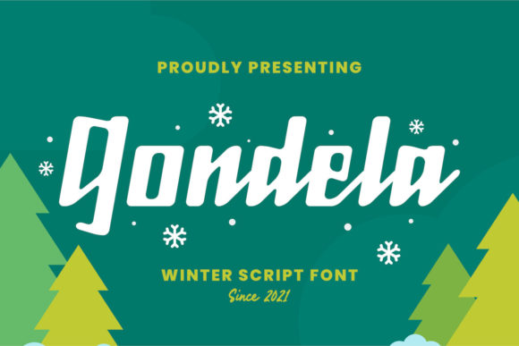 Gondela: A Designer’s Take on This Striking Display Font