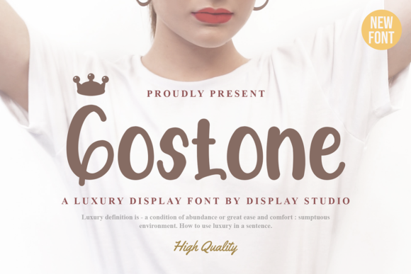 Gostone: A Bold Display Font That Elevates Modern Web Typography