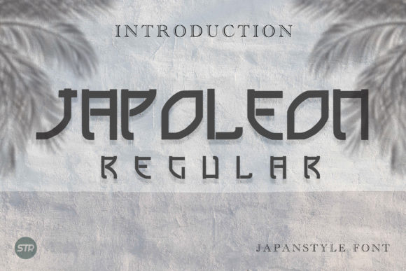 Japoleon: A Japanese-Inspired Display Font for Modern Editorial Design