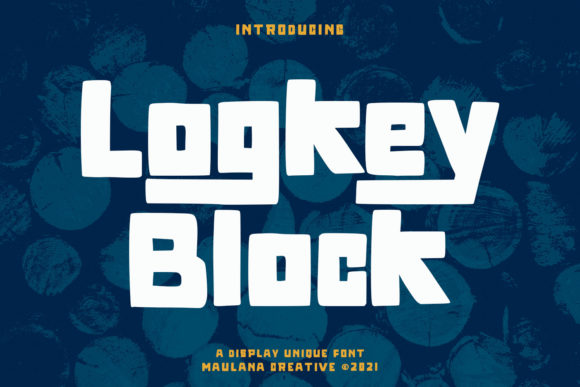 Logkey Block: A Display Font That Turns Branding Projects into Visual Playgrounds