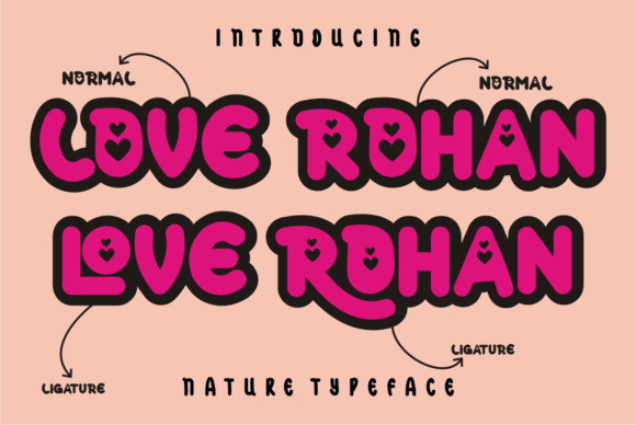 Love Rohan: A Trendy Display Font for Crafters & Product Makers