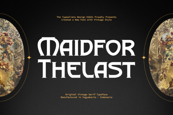 Maidfor Thelast: A Bold Display Font for Editorial Impact