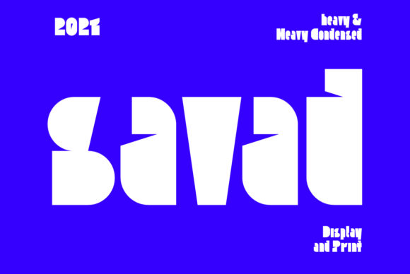 Make Your Brand Stand Out with the Savad Display Font