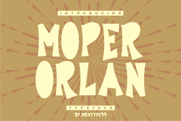 Make Your Crafts Stand Out with Moper Orlan: A Bold Display Font for Makers