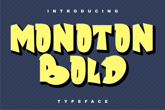 Monoton Bold: A Display Font That Commands Attention in Editorial Design