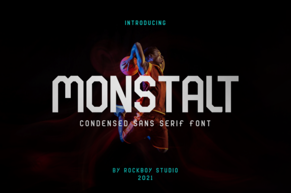 Monstalt: A Bold Display Font for Web Designers and Digital Creators