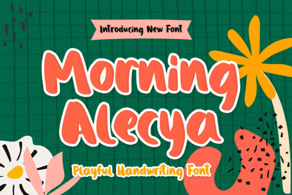Morning Alecya: A Cheerful Display Font for Editorial Design