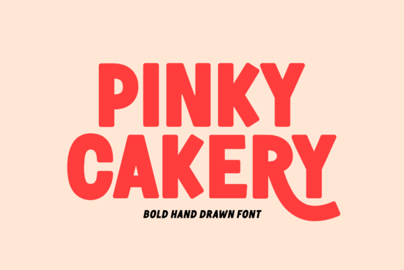 Pinky Cakery: A Playful Display Font for Modern Marketing Design