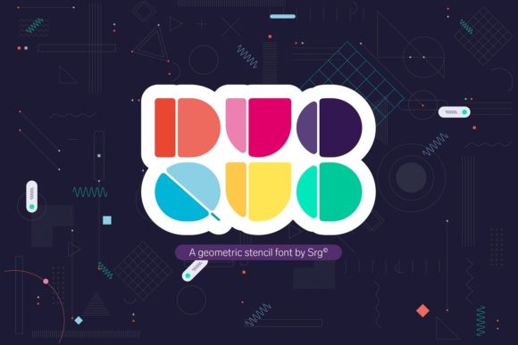 Quo Duo: A Stylish Display Font for Handmade Labels, Invitations, and More