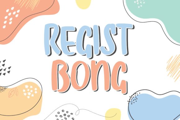 Regist Bong: A Bold Display Font for Editorial Design and Digital Publishing