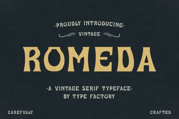 Romeda: How a Vintage Display Font Transformed My Campaign Visuals