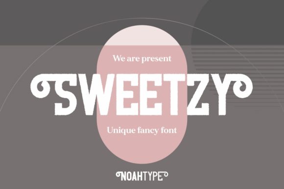 Sweetzy: How This Eroded Display Font Boosts Campaign Visuals